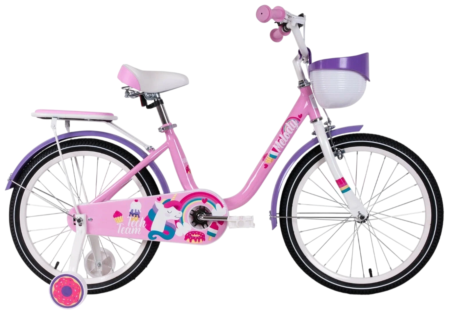 картинка Детский велосипед Tech Team Melody 16'' (розовый) | велосалон Драйв г. Липецк